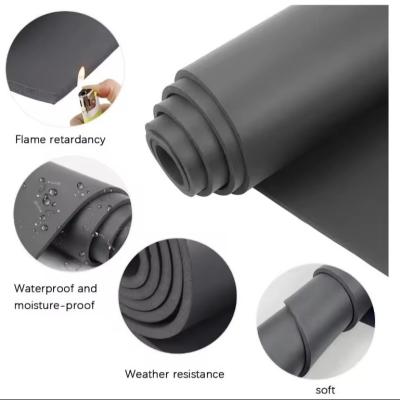 China Flame Resistance CR Foam Sheet Sound Absorption Neoprene Rubber Roll For Automotive for sale