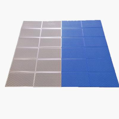 China Closed Cell Double Foam Sleeping Pad Wide Egg Crate Moisture Proof Camping Mat for sale