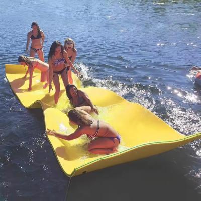 China Custom Size Color Foam Floating Mat Tear Resistant Close Cell Xpe Water Pad for sale