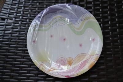 China Children Divided Plate / Pastel Chevron Paper Plates 7 Inch 9 Inch 10 Inch for sale