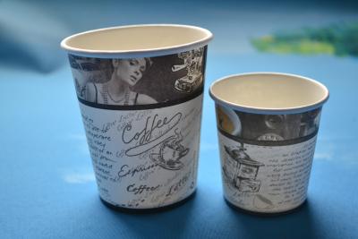 China Eco - Friendly Recyclable Vending Paper Cups For Beverage / Coffee / Ice Cream for sale