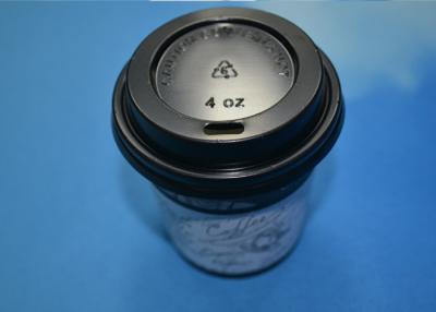 Cina Coperchi eliminabili del nero/bianchi tazza di carta per il caffè di ghiaccio/bevanda 8oz 12oz in vendita