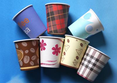 China Biodegradable Small 3oz 4oz Personalised Disposable Coffee Cups With Flexo Printing for sale