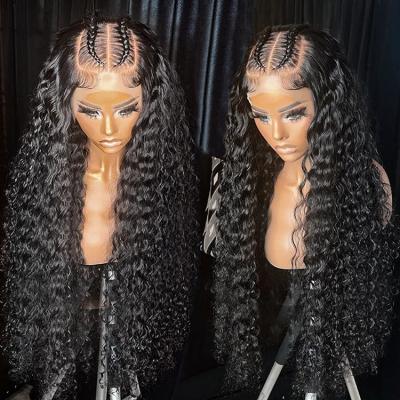 China Body Wave Natural Curly Full Lace Front Wigs Peruvian Hair Lace Front Wig For Color Women Glueless Cuticle Aligned Lace Frontal Wigs for sale