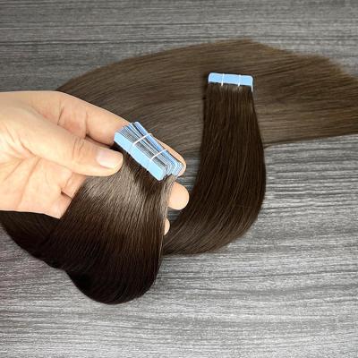 China natural & healthy & Soft Wholesale Russian Remy Hair Tape In Hair Extensions Double Drawn Tape In Extensions Tape Human Hair for sale