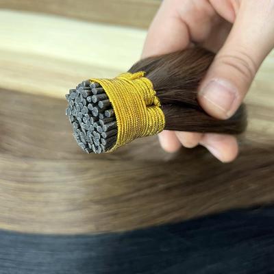 China 100% Brazilian Virgin i Tip Hair Extensions Indian Blonde Remy Raw Itip Extension Hair Full Cuticle Hair i Tip Extension Double Ended Hair Extension Wholesale for sale