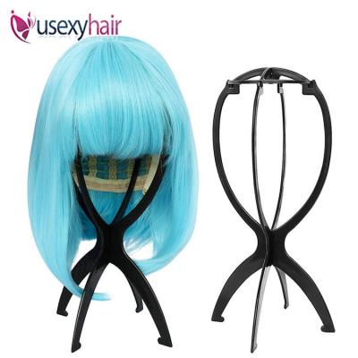 China For Home Use Wholesale Price Tripod Wig Stand High Quality Folding Plastic Stand for sale