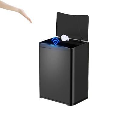 중국 40 Liter Metal Touchless Stainless Steel Sustainable Home Electric Smart Waste Bins Suppliers 판매용