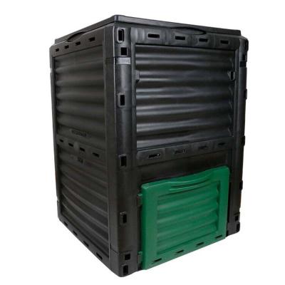 China Outdoor Sustainable Hot Sale Composting 300 Liter Outdoor Organic Plastic Compost Bin Garden for sale