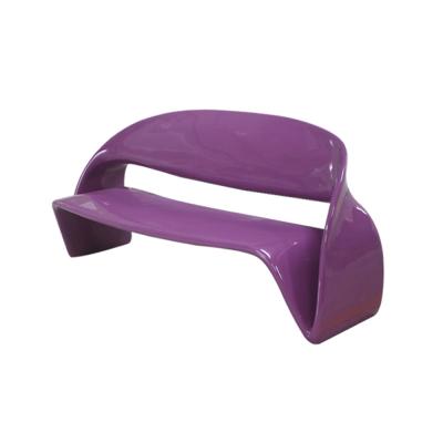 Cina Chinese Small Outdoor Park Colorful Fiberglass Seat Bench For Public in vendita