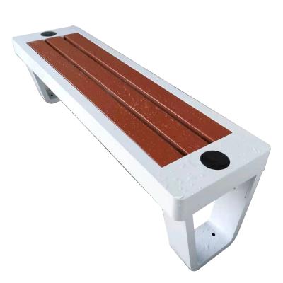 China Modern Best Price Flat Galvanized Steel Metal Public Park Outdoor Smart Sunbeds for sale