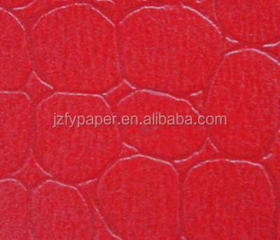 China PVC anti-curvature leatherette paper for binding for sale