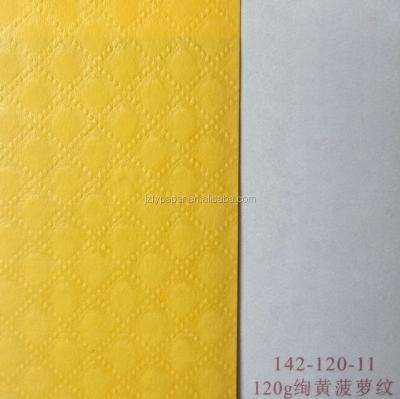 China Pulp Style Anticurl High End Blank Paper , Embossing Paper For Paper Box With Pineapple Pattern for sale