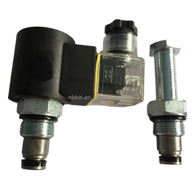 China The Flow Control 2 Way 2 Position Hydraulic Valve Hydraulic Solenoid Valve For Hydraulic Power Unit Hydraulic Solenoid Valve Electric Control for sale