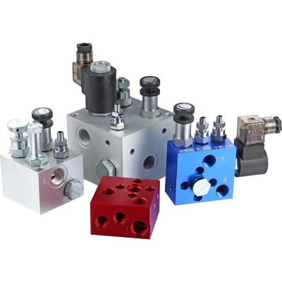 China Et-04 Large Flow Manifold Valves Elevator Manifold Standard Elevator Block For Cargo Hydraulic Manifold Valve Block 8000 Per Month for sale