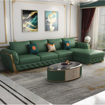 China Other latest designs leather upholstered fabric sofa set sectional furniture high quality luxury living room sofas for sale