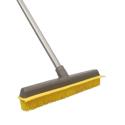 China VIPaoclean Multi-use Garden Removable Handle Broom TPR Soft Metal Broom for sale