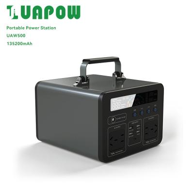 China C Type High Power 500W Portable Solar Generator Power Station For 110V 220V Camping Outdoor Power Supply en venta