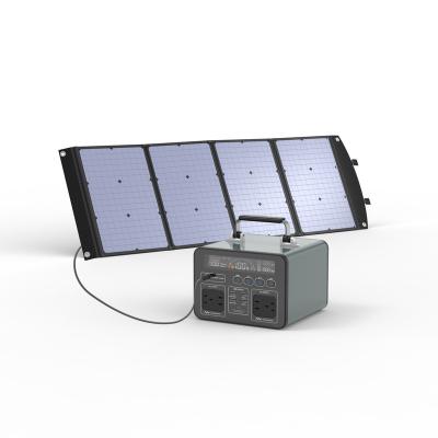 Chine Solar Power Station 500W 1000W 110V/220V Outdoor Portable Camping Solar Panel Charging Generator Fast Charging Station à vendre