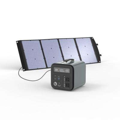 Chine Type C 1000w Home Solar Generator With Phone Portable Outdoor Laptop Solar Panel 500W Fast Charging Power Station Power Supply à vendre