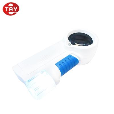 China Plastic Dermatology LED Magnifier Handheld Torch Operating Light for sale