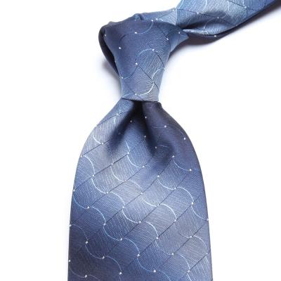 China 100% handmade the night sky design polyester necktie luxury corbatas woven jacquard men's tie for sale