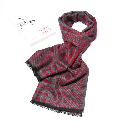 China New Arrival Promotion Style Cheap Scottish Lattice Winter Grid Long Thick Squishy Warm Scarf For Men for sale