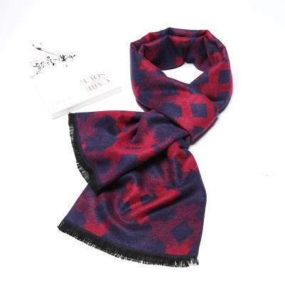 China Factory direct price cashmere feel 100% viscose long thick warm men's scarf viscose shawl winter cheap direct for sale