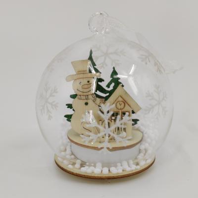 China Hot Sale Christmas Decor Holiday Decoration Glass Ball Lamp Glass Ball For Hanging Lamp Glass Balls Lamp for sale