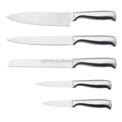 China 2021 Viable Best Selling Products in Amazon High Quality 5pcs Stainless Steel Knife Set for sale