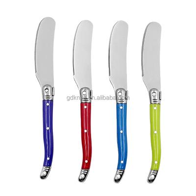 China High Quality Viable Cheap Colorful Handle Stainless Steel Cheese Butter Knife for sale