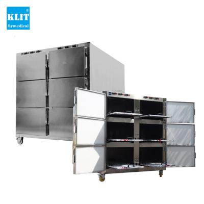 China Completely Made of High Quality Stainless Steel KLT-6 Advanced Freezer KLT-6 Equipment Low Temperature Lab Freezer Mortuary Funeral Refrigerator for Sale for sale