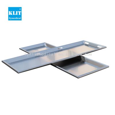 China American Style Funeral Equipment Stainless Steel Upper Body Funeral Tray for sale