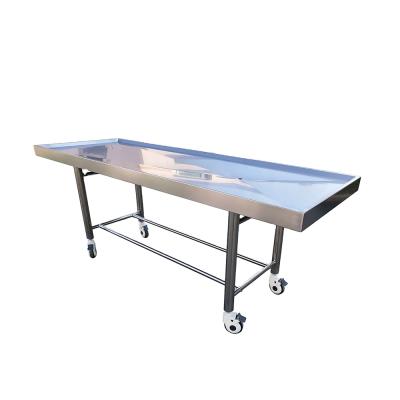 China Disassembly Structure KLIT Autopsy Funeral Cadaver Table Manufacturing Supplies Best Selling Hospital Body Dissection Wash for sale