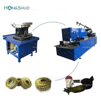 China Building Material Stores For High Speed ​​Nail Gun Wire Collated Coil Nail Making Machine for sale