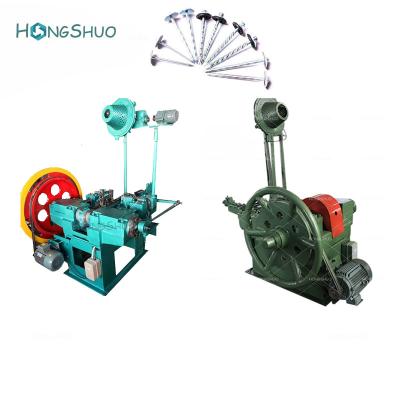 China Product Roofing Nails Roofing Coil Nails Make Machine Roofing Nail Machine Threaded Nail Making Machine for sale