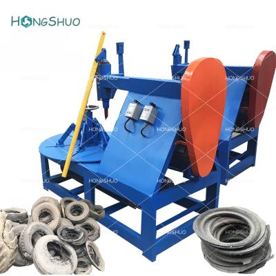 China Rubber Processing Machinery Tire Cutter Truck Tire Sidewall Cutting Machine for sale