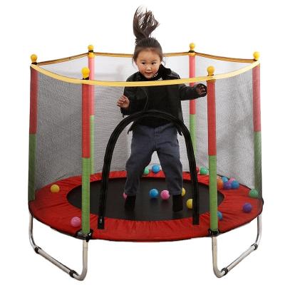 China With Protective Net Professional Home Fitness Trampoline Does Not Injure Super Knee Spring For Whole Family for sale