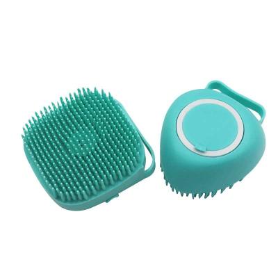 China Stocked Removable Pet Toilet Feeds Stabilized Pet Cat Dog Grooming Soap Massager Bath Brush for sale