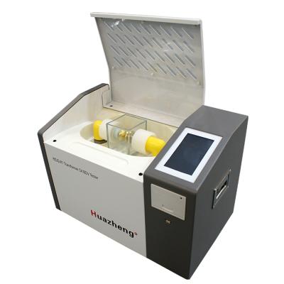 China 0â „ ƒ ~45â „ ƒ Huazheng bdv oil 100kv dielectric tester Transformer Oil BDV Insulation Electric Oil Test Bench for sale