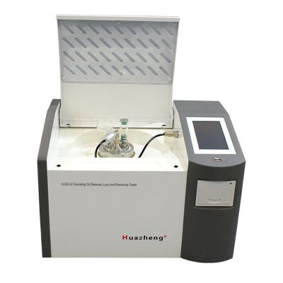 China Huazheng Electrical Automatic High Voltage Dielectric Loss Analysis Oil Tanning Delta Insulating Oil Tanning Tester HZJD-2Z for sale