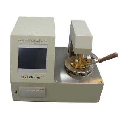 China Huazheng ASTM D93 oil flash point meter penskymartens electric portable flash point tester HZBS-3 for sale