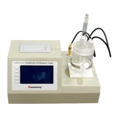 China Automatic Water Moisture Content Tester Water Moisture Oil Instrument Coulometric Titrator HZWS-X2 for sale