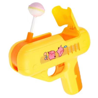 China Dabbling Popular Couple Toys Soft Shooting Lollipop Gun Candy Gun Children's Educational Toys for sale