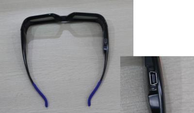 China 3D Active Shutter Glasses with Micro USB Charge for Movie And TV for sale