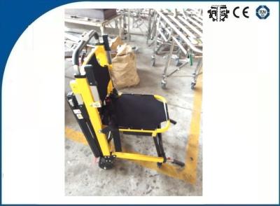 China Stainless Steel Automatic Drive Emergency Stair Chair For Disabled , Yellow for sale