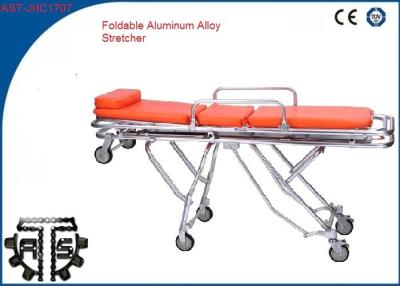 China Ambulance Stretcher Aluminum Alloy Medical Rescue Stretcher Trolley for sale