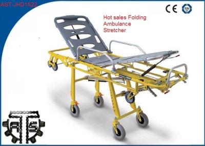 China Foldable Stainless Steel Automatic Loading Stretcher for Outdoor Rescue for sale