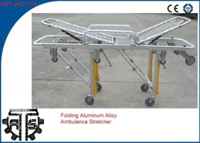 China Wheeled Stretchers Foldaway Automatic Loading Stretcher 75° Back Angle for sale