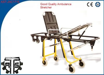 China Folding Patient Transport Rescue Stretcher Trolley For First Aid for sale